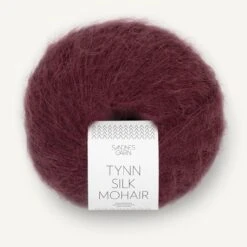 Sandnes Garn Tynn Silk Mohair(Sandnes Garn Tynn Silk Mohair Yarn) -Tangled Yarn Store 11934372 Dyp burgunder 300dpi Noste