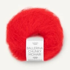 Sandnes Garn Ballerina Chunky Mohair(Sandnes Garn Ballerina Chunky Mohair) 18 Sandnes Garn Ballerina Chunky Mohair(Sandnes Garn Ballerina Chunky Mohair) -Tangled Yarn Store 11994018 Scarlet red 300dpi Noste