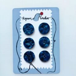 Nightshade Button Card [6] - 25mm(25mm Nightshade Button Card 6)