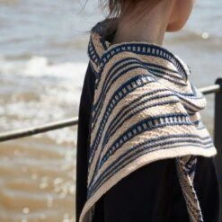 Tangled Yarn Store -Tangled Yarn Store ContactShawlRosyGreenWool 2