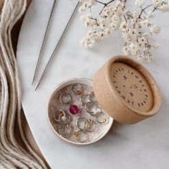 Fibre Jewels Stitch Markers(Fibre Jewels Stitch Markers) -Tangled Yarn Store FibreJewels Fuchsia byAlexCollins1