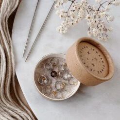 Fibre Jewels Stitch Markers(Fibre Jewels Stitch Markers) -Tangled Yarn Store FibreJewels Hazel byAlexCollins1