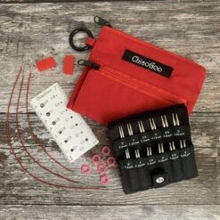 ChiaoGoo Twist Shorties Set - Mini(Chiaogoo Twist Red Shorties Set)