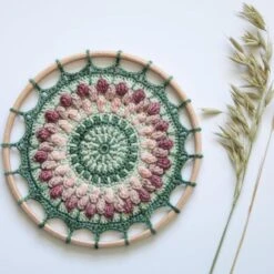 Ring Around The Rosie Mandala Kit(Ring Around The Rosie Mandala Kit) -Tangled Yarn Store IMG 6048 2