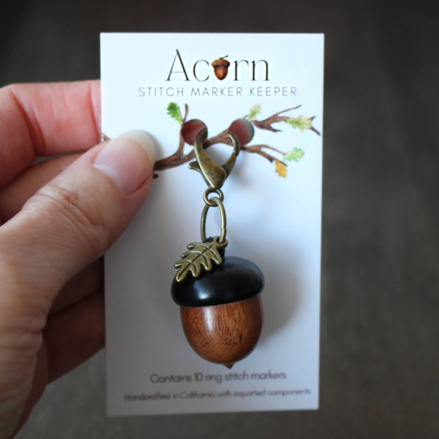 Little Acorn Stitch Marker Keeper(Little Acorn Stitch Marker Keeper) 1 Little Acorn Stitch Marker Keeper(Little Acorn Stitch Marker Keeper)