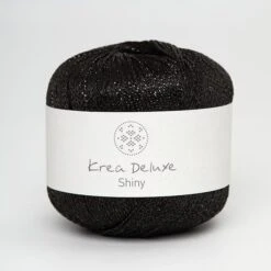 Krea Deluxe Shiny Glitter Yarn(Krea Deluxe Shiny Glitter Yarn) -Tangled Yarn Store Shiny Black Krea Deluxe 1200x 6570a800 16aa 444c 9090 8eecc6cf6f5f