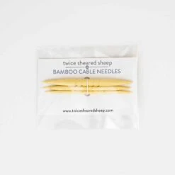 Shortie Bamboo Cable Needles(Shortie Bamboo Cable Needles For Knitting)