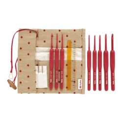 Tulip Etimo Red Crochet Hook Set(Tulip Etimo Red Crochet Hook Set)