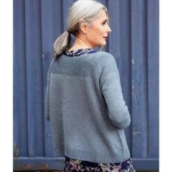 Kairaku [Knitting Pattern - PDF](Kairaku Knitting Pattern) -Tangled Yarn Store cover grauerpullover 3891neu2cve ig 1