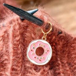 Happy Stitch Markers(Happy Marker Rings) -Tangled Yarn Store happy markers ring donut