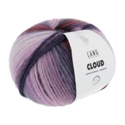 Lang Cloud(Lang Cloud) -Tangled Yarn Store lang yarns cloud 0018 lilac petrol pink 9262 1 p
