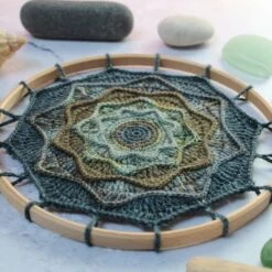 Rough Seas Mandala Kit(Rough Seas Hoop Kit) -Tangled Yarn Store rough seas mandala kit tangled yarn 4