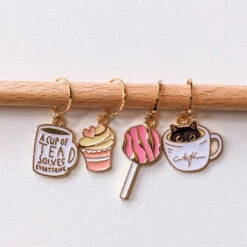 Snack Break Stitch Markers(Snack Break Marker Rings)